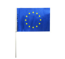 094481 Drapel textil mic, Uniunea Europena 14x20cm (poliester)