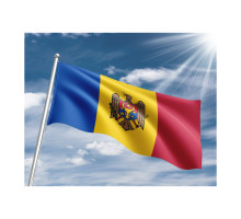 Drapel Republica Moldova 100x200cm, 110g/m2, poliester