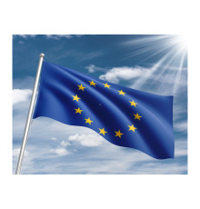 Флаг Европейского Союза 100x200см, 110гр/м2, полиэстер