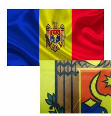 Drapel Republica Moldova 150x225cm, 110g/m2, poliester