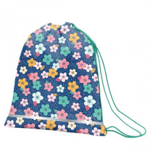 Geanta p/u incaltamintea SMART SB-01 "Flowers melody",albastru/coral 556219