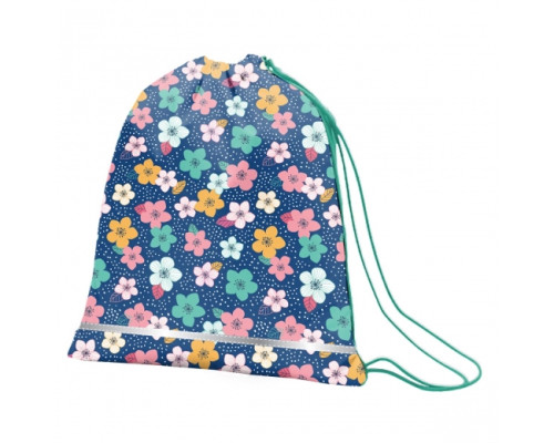 Geanta p/u incaltamintea SMART SB-01 "Flowers melody",albastru/coral 556219 Geanta p/u incaltamintea SMART SB-01 "Flowers melody",albastru/coral 556219