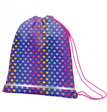 Geanta p/u incaltamintea SMART SB-01 "Rainbow hearts",violet 556990