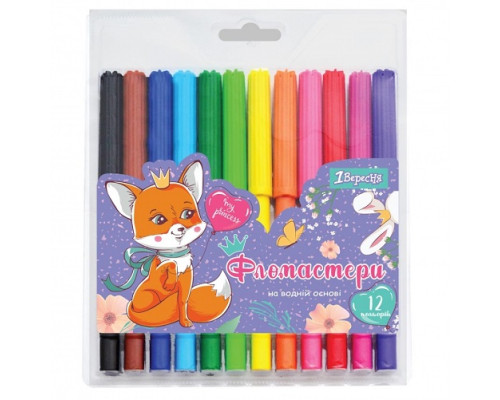 Carioci 12 culori "Forest Princesses" 1Вересня 650444 (12)