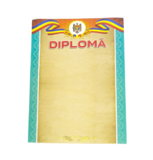 Diploma А4 cu chenar turcoaz U11 (100)