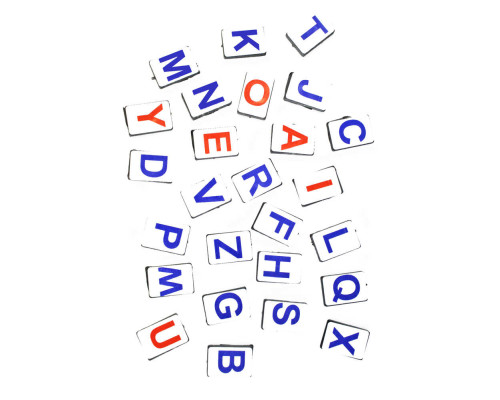 Set litere pe magnet (chipsuri cu litere eng.) (100)