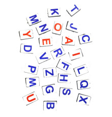 Набор букв, на магните (фишки с англ. буквами) (100)