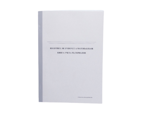 Registrul de evidenta a materialelor 96foi