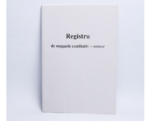 Registrul de magazie cantitativ-sumar 48 foi