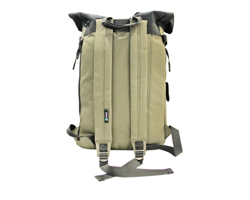 Рюкзак молодежный, Roll-top T-69 "Khaki" 43x31x15см. 557518
