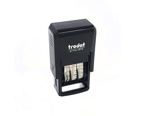 Dater mini Trodat Printy 4810, rom., albastru 186934