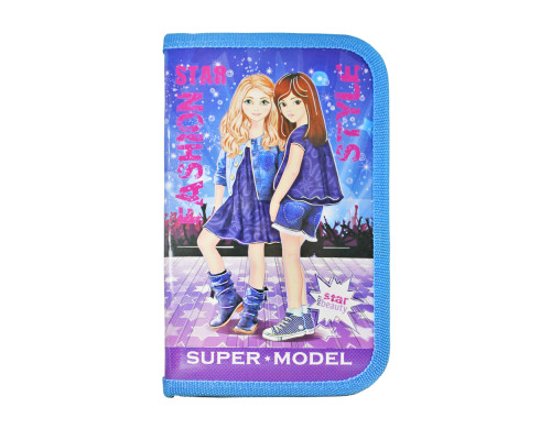 Пенал 1-яр. пустой картонный Super Model 7454 (12)