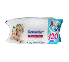 Влажные салфетки, Freshmaker, Jumbo pack, 120 шт, с крышкой