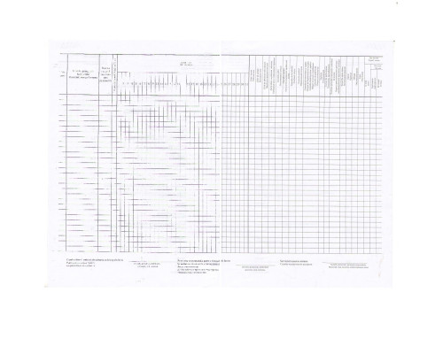 Tabela de pontaj, A3, ofset (1000)