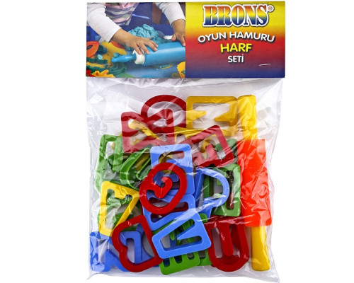 Set forme pentru aluat pentru modelare "Litere" BR-473 (12/72)