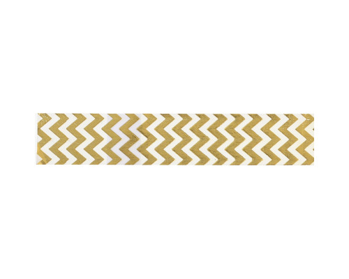 Лента бумажная самоклеющаяся фольга "Zigzag" золото 3м 742373 (20)
