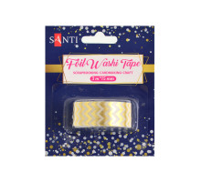 Panglica de hartie cu lipici si folie "Zigzag" 3м 742373 (20)