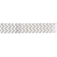 Panglica de hartie cu lipici si folie "Zigzag" argintie 3м 742375 (20)