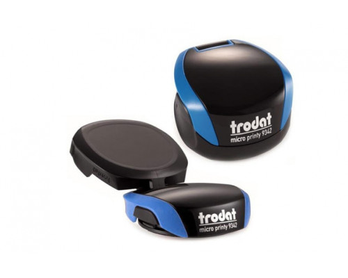 Печать Trodat Micro printy 9342, карманная, круглая R40, синяя