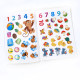 Наклейки малышам. Цифры малышам.52 наклейки. N*8986 (16,5Х23,5)