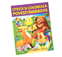 Citeste si coloreaza "Povesti indragite"Gogoasa (12 povesti) N*8832 (25.5X20)