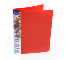 Папка с прижимом А4 0.60mm красная, FOROFIS 91191 (24)