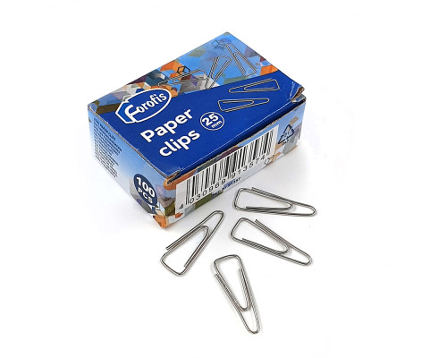 Agrafe din metal 25mm, 100buc. FOROFIS 91357 (10) Agrafe din metal 25mm, 100buc. FOROFIS 91357 (10)