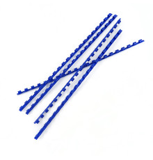 Спирали пластмассовые 6мм. 25л. синие 100шт. FOROFIS 91442