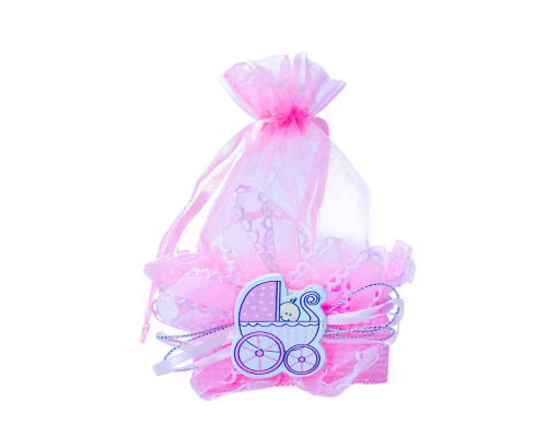 Бонбоньерка для кумэтрии розовая