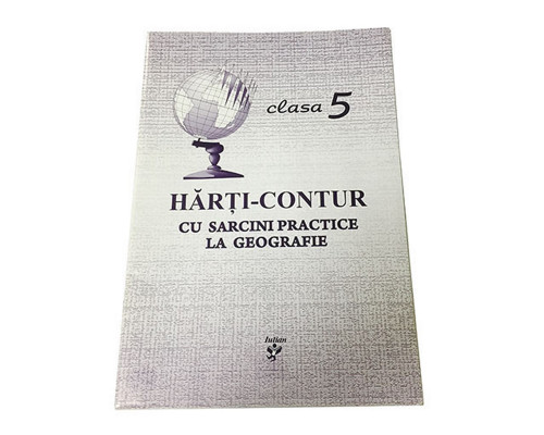 Harta de contur la Geografie clasa 5 romana