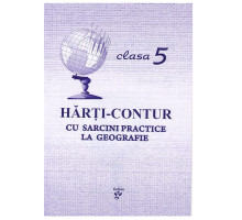 Harta de contur la Geografie clasa 5 romana