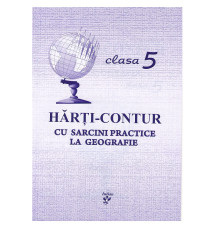 Harta de contur la Geografie clasa 5 romana