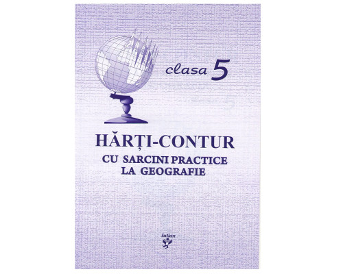 Harta de contur la Geografie clasa 5 romana