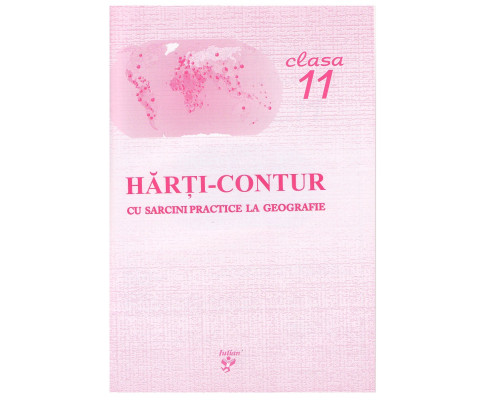 Harta de contur la Geografie clasa 11 romana