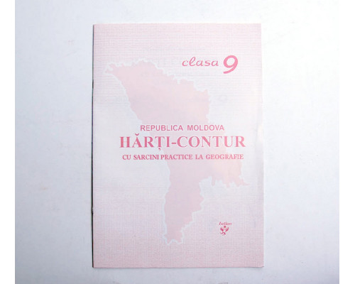 Harta de contur la Geografie clasa 9 romana