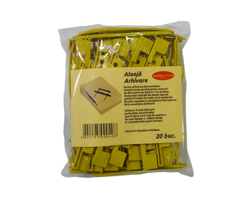 Set alonja plastic pentru arhivare 20buc