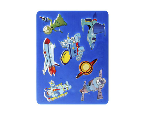 Трафарет детский "Космос" 15,5х20см 2091291419