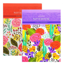 Блокнот A5 (145x197), 80л, клетка, интегр.обл., микрорельеф, FR*2099 (4/32)