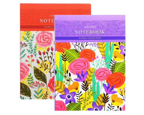 Блокнот A5 (145x197), 80л, клетка, интегр.обл., микрорельеф, FR*2099 (4/32)