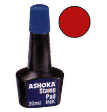 Краска штемпельная Ashoka 30ml красная