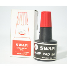 405293 Краска штемпельная красная Swan
