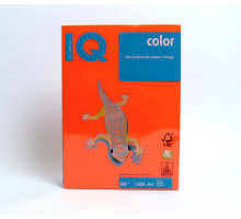 Бумага А4 ярко-оранжевая "IQ-Color"80g/m2, 500л, OR43