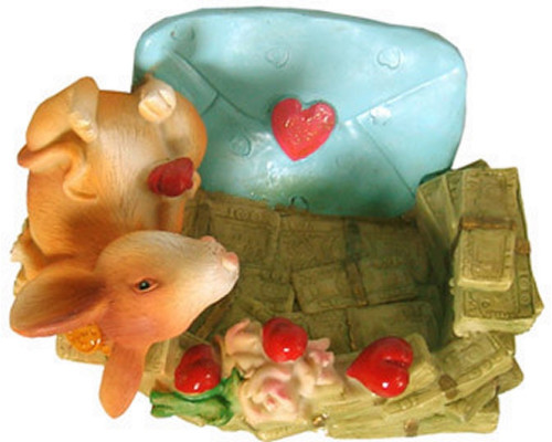 Подставка для скрепок с декором Мышка WS 0706