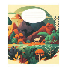 Тетрадь 24 листов линия, Lux, M*4996 (10/200)