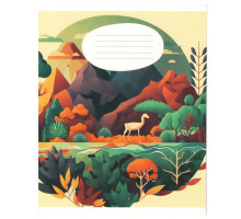 Тетрадь 24 листов линия, Lux, M*4996 (10/200)