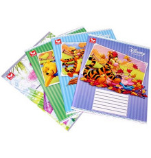 Tетрадь 12 листов линия Школярик ассорти(30/300/600)