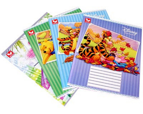 Caiet 12 file linie mare Школярик asortat (30/600)