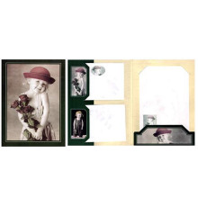 Набор бумаги и 6 конвертов для писем