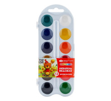 Acuarele 12 cul., pe baza de miere, plastic alb,Цветик 2742189 (39)