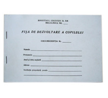 Fisa medicala p/u dezvoltarea copilului A5, 58foi, P*1763(40)